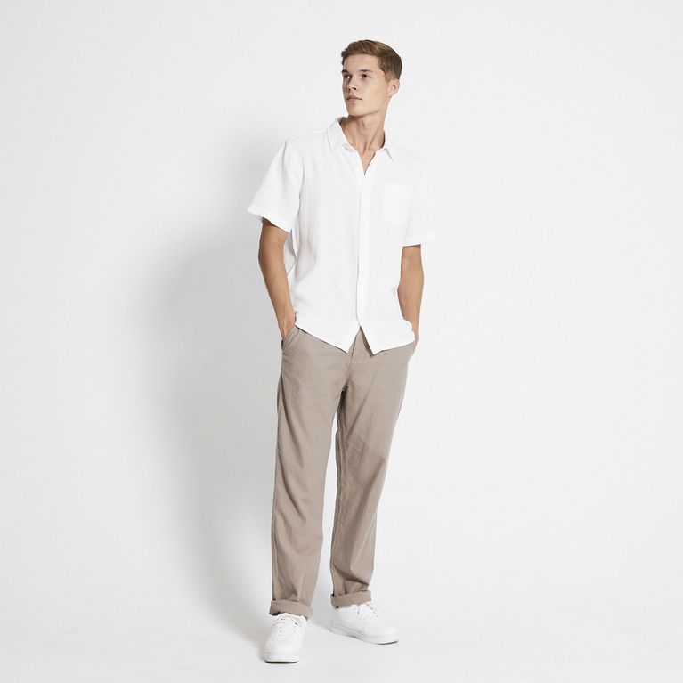 Kurzarmhemd "Isak Muslin"
